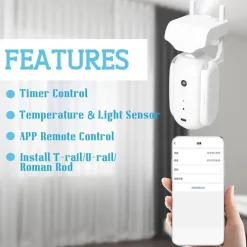 Comfort u0026 Style Gadgets Für Zuhause-Intelligenter elektrischer Vorhangöffner – Automatisches Jalousiesystem