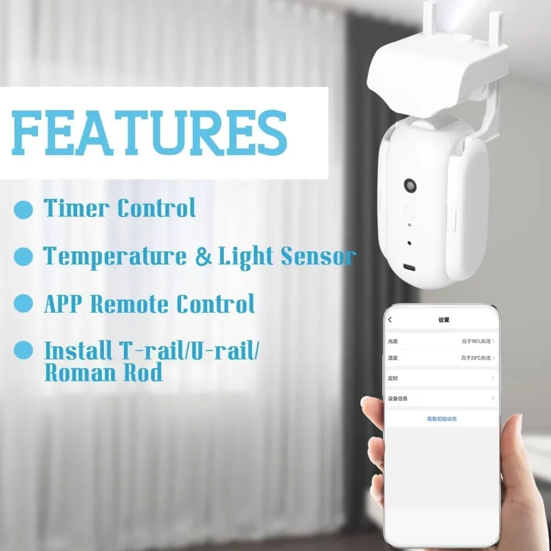 Comfort u0026 Style Gadgets Für Zuhause-Intelligenter elektrischer Vorhangöffner – Automatisches Jalousiesystem