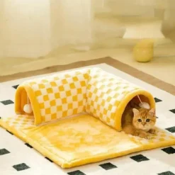 Furendo Haustierzubehör|Reinigungswerkzeuge Für Haustiere-Intelligenter interaktiver Katzentunnel – Lustiges Haustier-Spielhaus