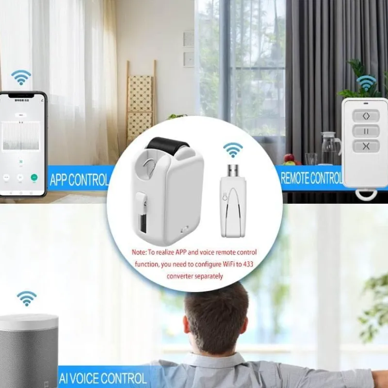 Comfort u0026 Style Gadgets Für Zuhause-Intelligenter Vorhangöffner – Vorhangsystem mit Fernbedienung
