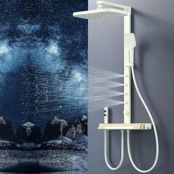 The Blissful Bath Badezimmer-Intelligentes digitales Duschmassagesystem – Fortschrittliche Sprühtechnologie