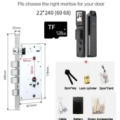 Comfort u0026 Style Gadgets Für Zuhause|Heimwerkzeuge-Intelligentes Fingerabdruck-Türschloss - Sicherheitsschloss mit automatischer Gesichtserkennung