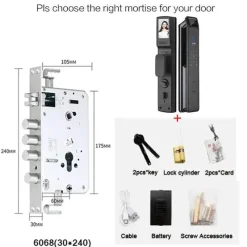 Comfort u0026 Style Gadgets Für Zuhause|Heimwerkzeuge-Intelligentes Fingerabdruck-Türschloss - Sicherheitsschloss mit automatischer Gesichtserkennung
