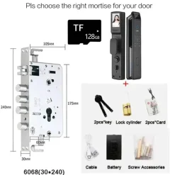 Comfort u0026 Style Gadgets Für Zuhause|Heimwerkzeuge-Intelligentes Fingerabdruck-Türschloss - Sicherheitsschloss mit automatischer Gesichtserkennung