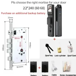 Comfort u0026 Style Gadgets Für Zuhause|Heimwerkzeuge-Intelligentes Fingerabdruck-Türschloss - Sicherheitsschloss mit automatischer Gesichtserkennung