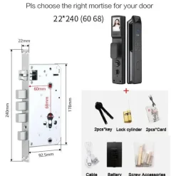 Comfort u0026 Style Gadgets Für Zuhause|Heimwerkzeuge-Intelligentes Fingerabdruck-Türschloss - Sicherheitsschloss mit automatischer Gesichtserkennung