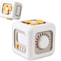 Kinder The Decor Haven Kinderwagen & Zubehör|Babyspielzeug-Intelligentes Lernwürfel-Spielzeug für Kinder – 6-in-1-Lernspaß