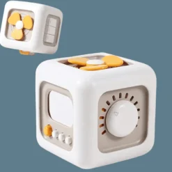 Kinder The Decor Haven Kinderwagen & Zubehör|Babyspielzeug-Intelligentes Lernwürfel-Spielzeug für Kinder – 6-in-1-Lernspaß