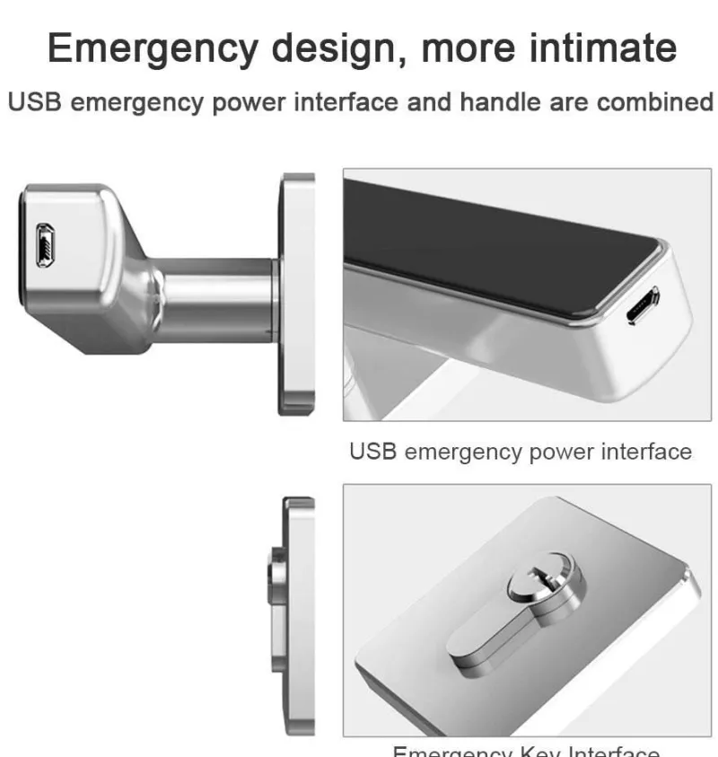 Comfort u0026 Style Gadgets Für Zuhause-Intelligentes Türschloss mit Fingerabdruck – Biometrisches schlüsselloses Zugangsschloss
