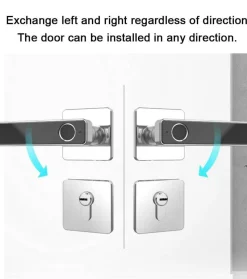 Comfort u0026 Style Gadgets Für Zuhause-Intelligentes Türschloss mit Fingerabdruck – Biometrisches schlüsselloses Zugangsschloss