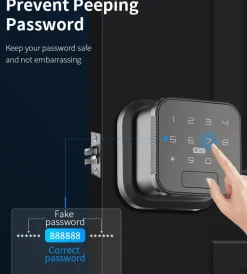 Comfort u0026 Style Gadgets Für Zuhause-Intelligentes WiFi-Fingerabdruck-Türschloss – Schlüsselloses Sicherheitssystem