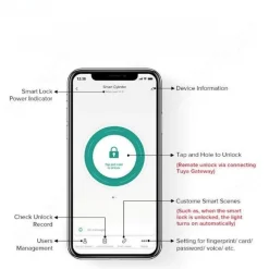 Comfort u0026 Style Gadgets Für Zuhause-Intelligentes WiFi-Fingerabdruck-Türschloss – Schlüsselloses Sicherheitssystem