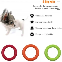 TailTrend Haustierzubehör|Reinigungswerkzeuge Für Haustiere-Interaktive Hunde-Frisbee - Lustiges Outdoor-Spielzeug für Haustiere