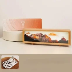 The Decor Haven Wohndeko|Beleuchtung-Interaktive Leinwandlampe - Dream Aura Desktop Decor