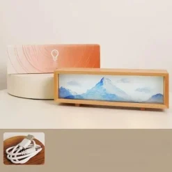 The Decor Haven Wohndeko|Beleuchtung-Interaktive Leinwandlampe - Dream Aura Desktop Decor