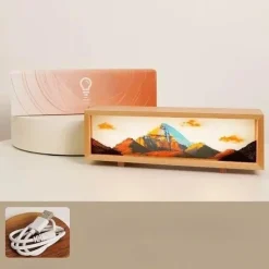 The Decor Haven Wohndeko|Beleuchtung-Interaktive Leinwandlampe - Dream Aura Desktop Decor