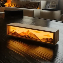 The Decor Haven Wohndeko|Beleuchtung-Interaktive Leinwandlampe - Dream Aura Desktop Decor