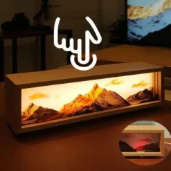 The Decor Haven Wohndeko|Beleuchtung-Interaktive Leinwandlampe - Dream Aura Desktop Decor