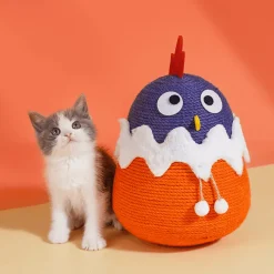 TailTrend Haustierspielzeug-Interaktive Sisal-Katzenbälle – Robustes Spielzeug für spannenden Spielspaß