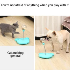 TailTrend Haustierspielzeug|Tierfütterung-Interaktiver Futterball für Haustiere – Spielzeug zur langsamen Fütterung für aktive Hunde