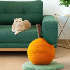 TailTrend Haustierzubehör|Haustierspielzeug-Interaktiver Katzenkratzbaum – Spielzeugbaum-Design