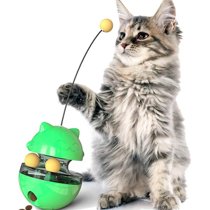 TailTrend Haustierspielzeug-Interaktiver Leckerli-Spender für Katzenspielzeug für spannenden Spielspaß