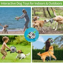 TailTrend Haustierzubehör|Haustierspielzeug-Interaktiver Trainingsball für Haustiere – Intelligentes Hundespielzeug für Katzen und Hunde