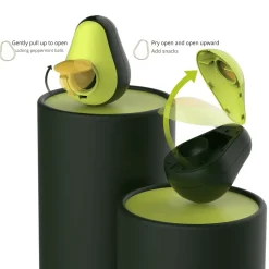 TailTrend Haustierspielzeug-Interaktives Avocado-Wackler-Katzenspielzeug – Spannender 3-in-1-Spaß für Ihren Stubentiger