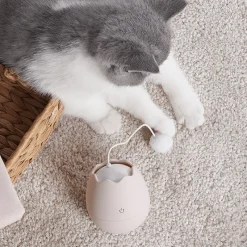 TailTrend Haustierspielzeug-Interaktives Eierschalen-Katzenspielzeug für spannendes Spielen