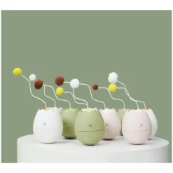 TailTrend Haustierspielzeug-Interaktives Eierschalen-Katzenspielzeug für spannendes Spielen