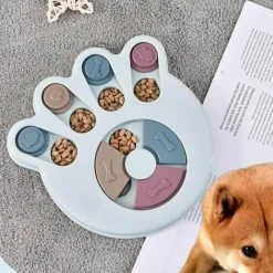 TailTrend Haustierzubehör|Haustierspielzeug-Interaktives Futterspielzeug für Hunde – Slow Feed Puzzle Bowl