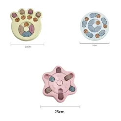 TailTrend Haustierzubehör|Haustierspielzeug-Interaktives Futterspielzeug für Hunde – Slow Feed Puzzle Bowl