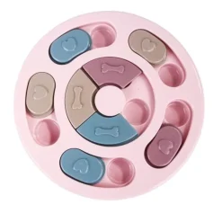 TailTrend Haustierzubehör|Haustierspielzeug-Interaktives Futterspielzeug für Hunde – Slow Feed Puzzle Bowl