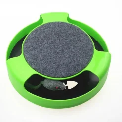 TailTrend Haustierzubehör|Haustierspielzeug-Interaktives Haustierspielzeug – Spannende Drehmaus für Katzen und Hunde