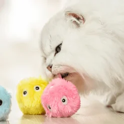 TailTrend Haustierspielzeug-Interaktives 3-in-1-Katzenspielzeug – Anregender Katzenrufball für Spaß und Spielzeit