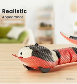 TailTrend Haustierzubehör|Haustierspielzeug-Interaktives intelligentes Katzenspielzeug – Schlangenspaß mit Sensorik