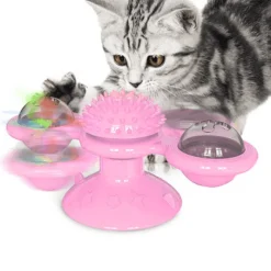 TailTrend Haustierspielzeug-Interaktives Katzenminzen-Windmühlenspielzeug für stundenlanges, spannendes Spielen