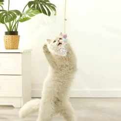 TailTrend Haustierzubehör|Reinigungswerkzeuge Für Haustiere-Interaktives Katzenspielzeug – Lustiges Spielzeug zum Trainieren und Spielen