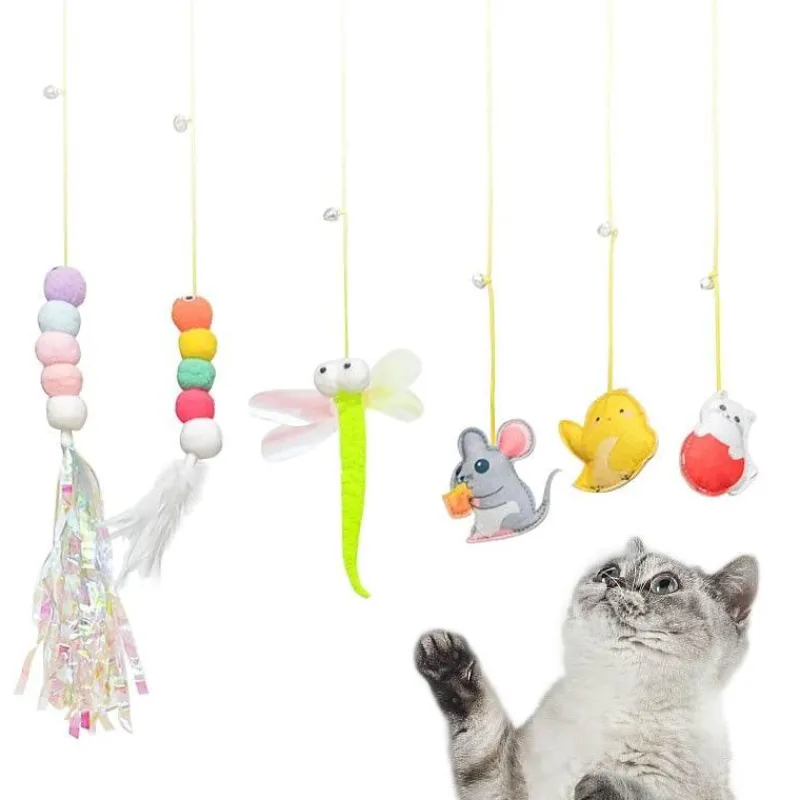 TailTrend Haustierzubehör|Reinigungswerkzeuge Für Haustiere-Interaktives Katzenspielzeug – Lustiges Spielzeug zum Trainieren und Spielen