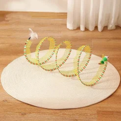 Furendo Haustierzubehör|Reinigungswerkzeuge Für Haustiere-Interaktives Katzentunnelspielzeug – Faltbarer Spieltunnel für Katzen