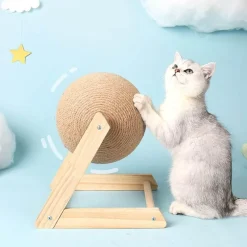 TailTrend Haustierzubehör|Haustierspielzeug-Interaktives Kratzballspielzeug für Katzen – lustiges und spannendes Spielzubehör