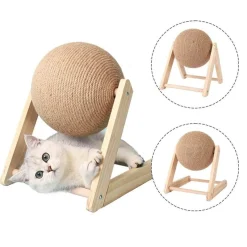 TailTrend Haustierzubehör|Haustierspielzeug-Interaktives Kratzballspielzeug für Katzen – lustiges und spannendes Spielzubehör