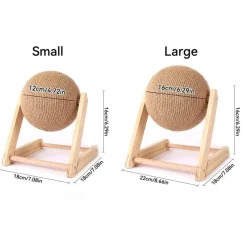 TailTrend Haustierzubehör|Haustierspielzeug-Interaktives Kratzballspielzeug für Katzen – lustiges und spannendes Spielzubehör