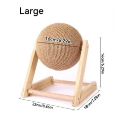 TailTrend Haustierzubehör|Haustierspielzeug-Interaktives Kratzballspielzeug für Katzen – lustiges und spannendes Spielzubehör