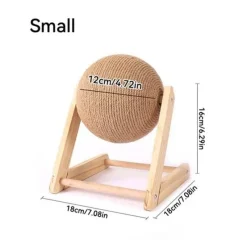 TailTrend Haustierzubehör|Haustierspielzeug-Interaktives Kratzballspielzeug für Katzen – lustiges und spannendes Spielzubehör