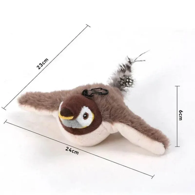 TailTrend Haustierzubehör|Reinigungswerkzeuge Für Haustiere-Interaktives Vogel-Katzenspielzeug – lustiges Spielzeug für Katzen