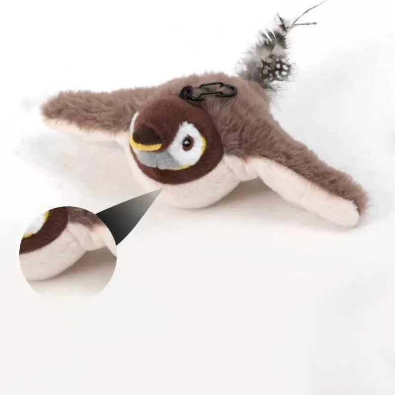 TailTrend Haustierzubehör|Reinigungswerkzeuge Für Haustiere-Interaktives Vogel-Katzenspielzeug – lustiges Spielzeug für Katzen