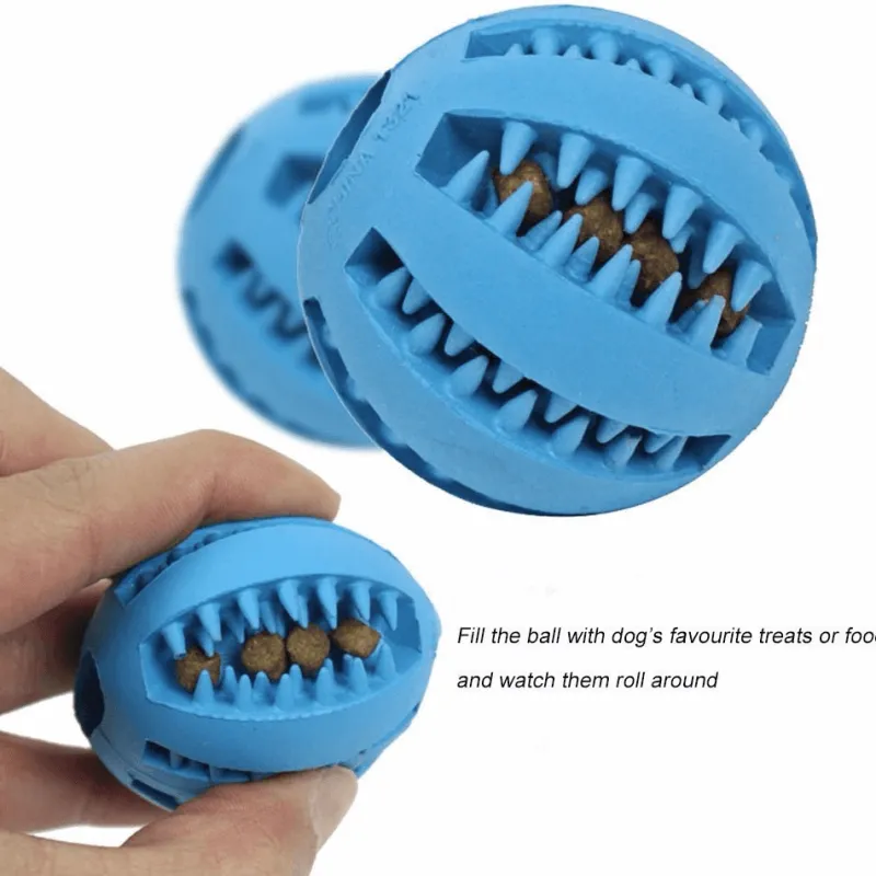 TailTrend Haustierzubehör|Haustierspielzeug-Interaktives Zahnspielzeug für Hunde – Zahnreinigungsball für Haustiere