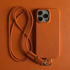 DecorOfficial Taschen & Geldbörsen|Elektronikgehäuse-iPhone-Hülle aus echtem Leder – luxuriöses Rindsleder-Design