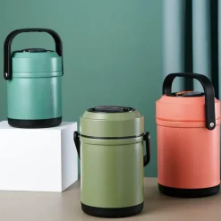 The Decor Haven Camping-Werkzeuge|Camping Im Freien-Isolierte Lunchbox aus Edelstahl – Dreamy Camp Design